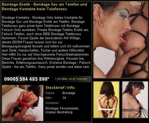 BDSM Kontakte Bondage-Erotik