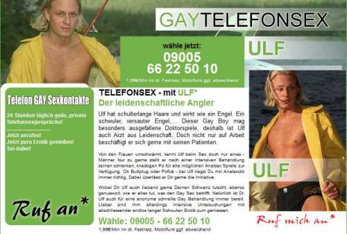 Gayboy Ulf für Sex am Telefon