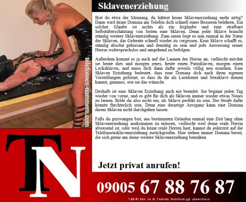 domina sklavenausbildung